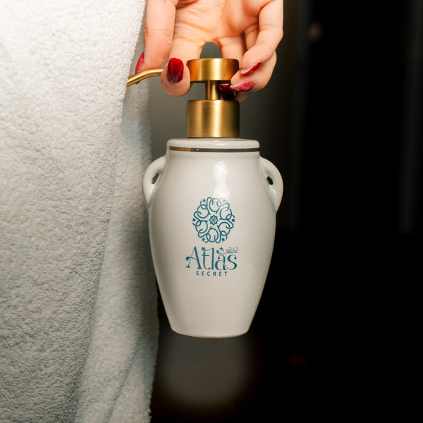 Tanjia en céramique avec son écrin en similicuir fait main